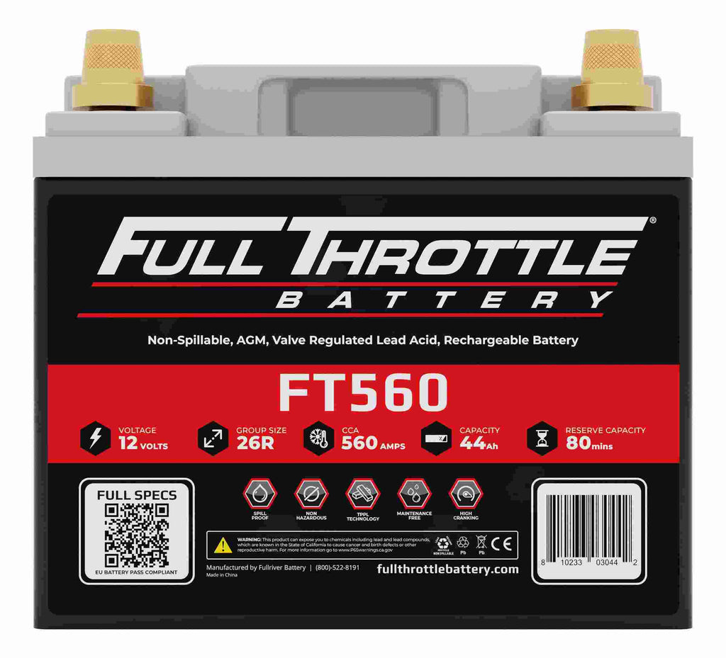 Full Throttle Agm Grp 26r - Fullriver FT560