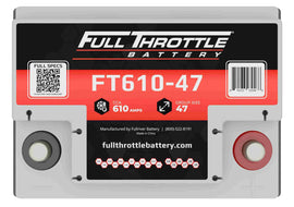 Full Throttle Agm Grp 47/L2/H5 - Fullriver FT610-47