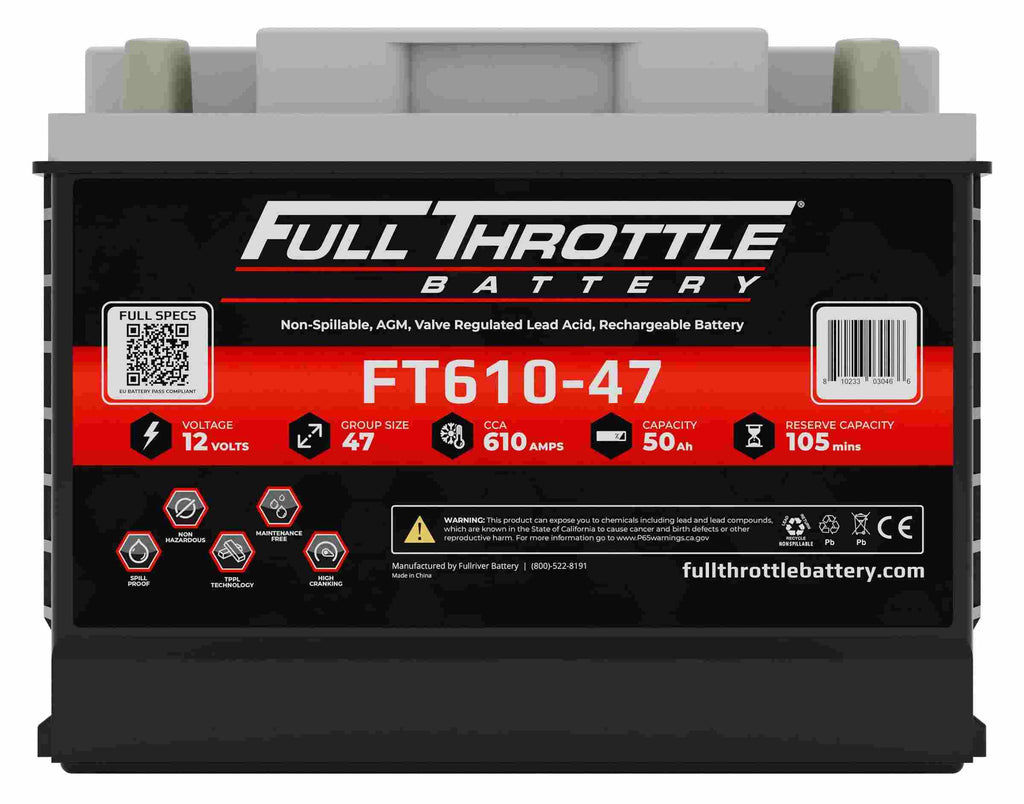Full Throttle Agm Grp 47/L2/H5 - Fullriver FT610-47