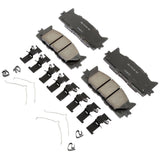 Brake Pad Set, Front - A.C. Delco 17D1222CHF1