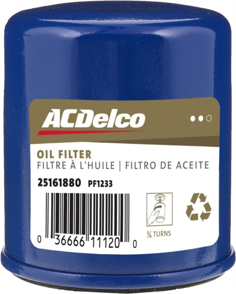 Durapack Engine Oil Filter (Pack Of 12) - A.C. Delco PF1233F