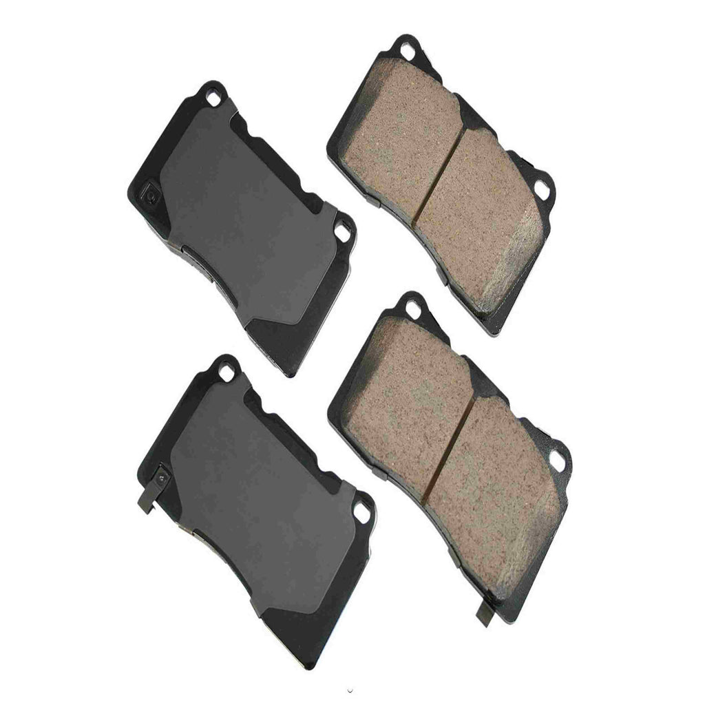 Akebono ProACT Ultra Premium Ceramic Disc Brake Pad Kit - Akebono ACT1001