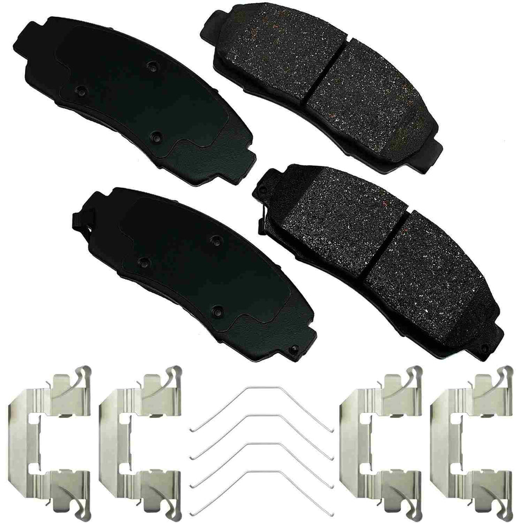 Akebono ProACT Ultra Premium Ceramic Disc Brake Pad Kit - Akebono ACT1089A