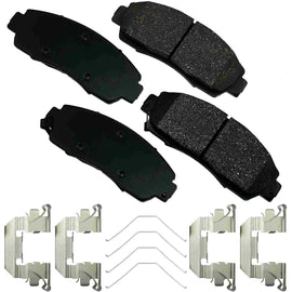 Akebono ProACT Ultra Premium Ceramic Disc Brake Pad Kit - Akebono ACT1089A