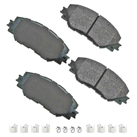 Akebono ProACT Ultra Premium Ceramic Disc Brake Pad Kit - Akebono ACT1210A
