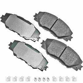 Akebono ProACT Ultra Premium Ceramic Disc Brake Pad Kit - Akebono ACT1211A