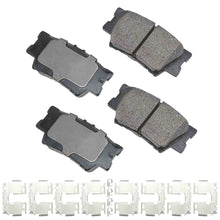 Load image into Gallery viewer, Brake Pad Set, Rear - Akebono ACT1212A