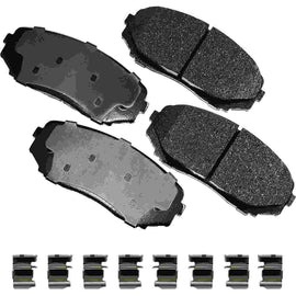 Akebono ProACT Ultra Premium Ceramic Disc Brake Pad Kit - Akebono ACT1258