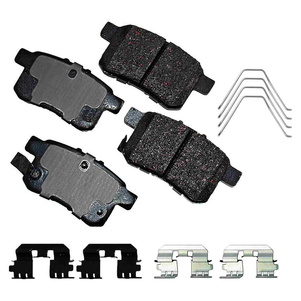 Akebono ProACT Ultra Premium Ceramic Disc Brake Pad Kit - Akebono ACT1336A