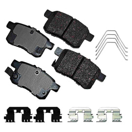 Akebono ProACT Ultra Premium Ceramic Disc Brake Pad Kit - Akebono ACT1336A