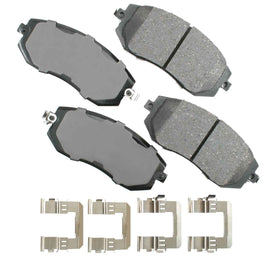 Akebono ProACT Ultra Premium Ceramic Disc Brake Pad Kit - Akebono ProACT ACT  1539