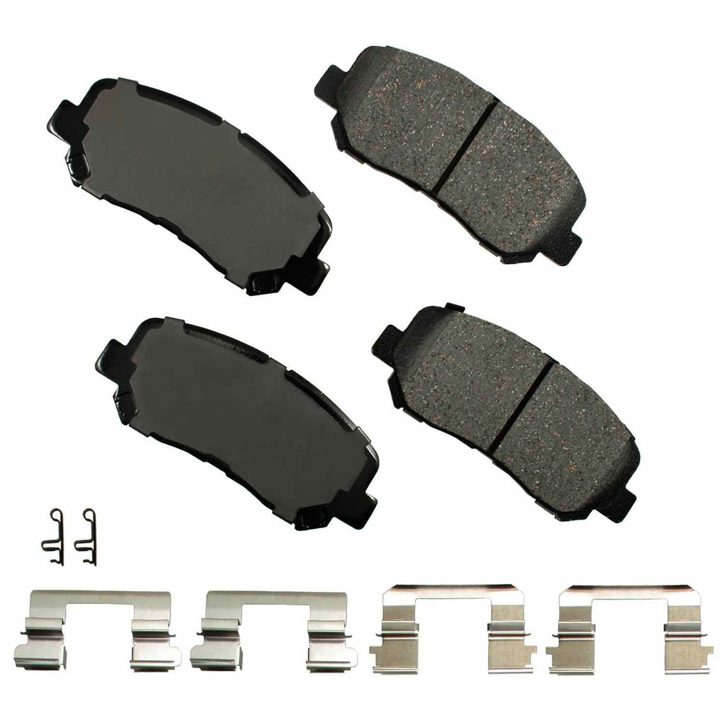 Akebono ProACT Ultra Premium Ceramic Disc Brake Pad Kit - Akebono ACT1623