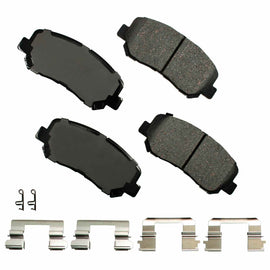 Akebono ProACT Ultra Premium Ceramic Disc Brake Pad Kit - Akebono ACT1623