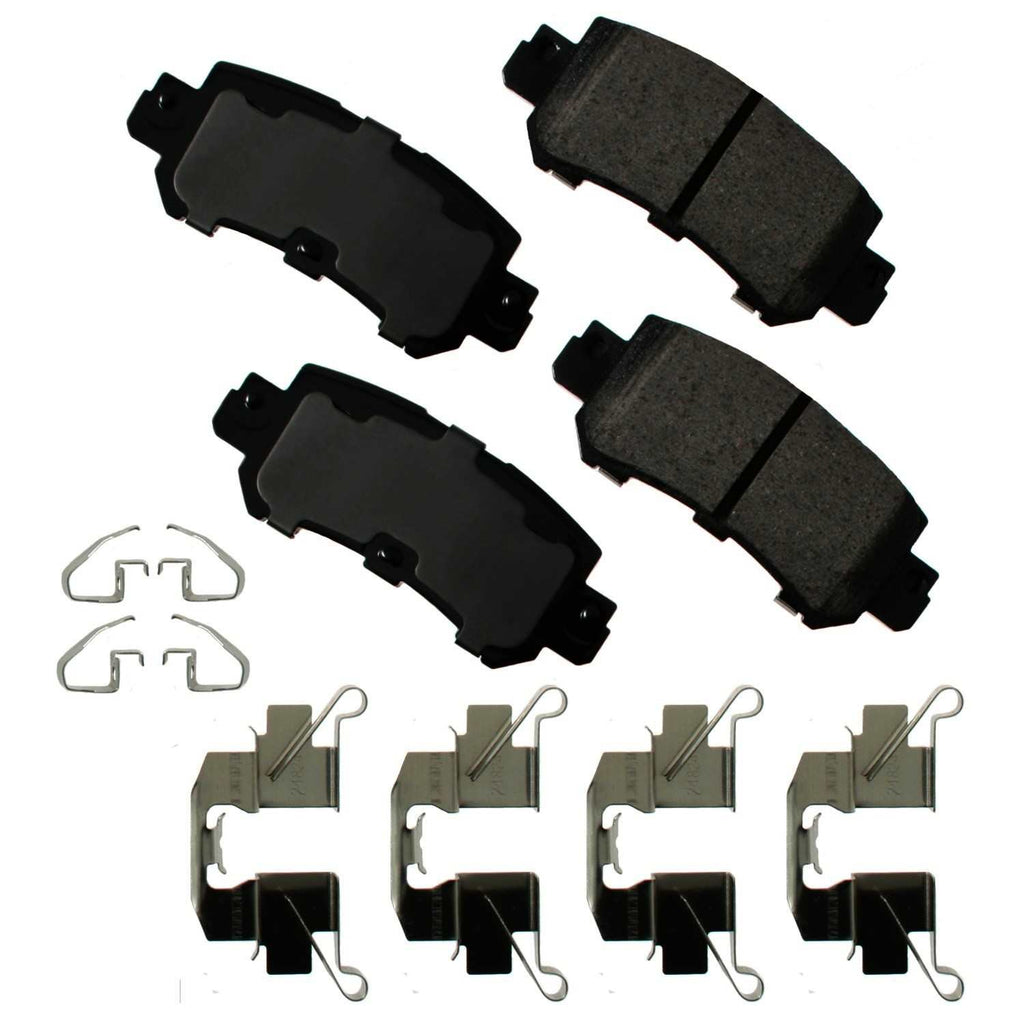 Akebono ProACT Ultra Premium Ceramic Disc Brake Pad Kit - Akebono ProACT ACT  1624