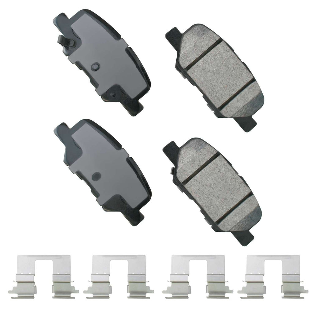 Akebono ProACT Ultra Premium Ceramic Disc Brake Pad Kit - Akebono ACT1679A