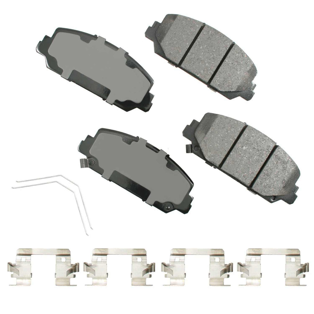 Akebono ProACT Ultra Premium Ceramic Disc Brake Pad Kit - Akebono ProACT ACT  1697