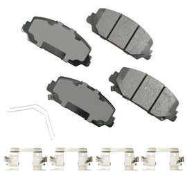 Akebono ProACT Ultra Premium Ceramic Disc Brake Pad Kit - Akebono ProACT ACT  1697