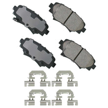 Load image into Gallery viewer, Akebono ProACT Ultra Premium Ceramic Disc Brake Pad Kit - Akebono ACT1729