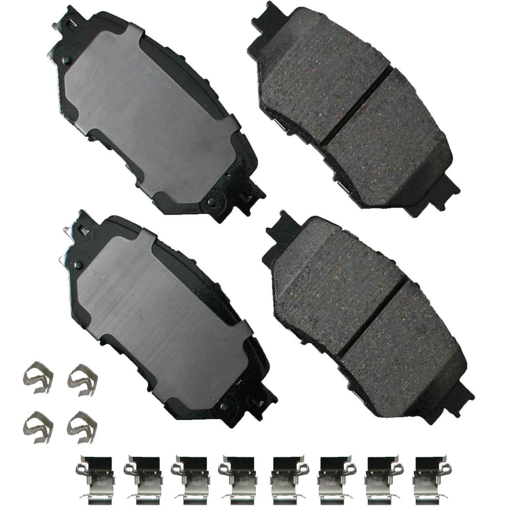 Akebono ProACT Ultra Premium Ceramic Disc Brake Pad Kit - Akebono ACT1759