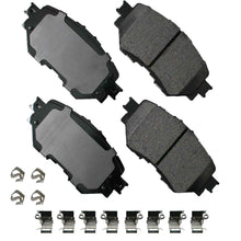 Load image into Gallery viewer, Akebono ProACT Ultra Premium Ceramic Disc Brake Pad Kit - Akebono ACT1759