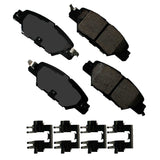 Akebono ProACT Ultra Premium Ceramic Disc Brake Pad Kit - Akebono ACT1846