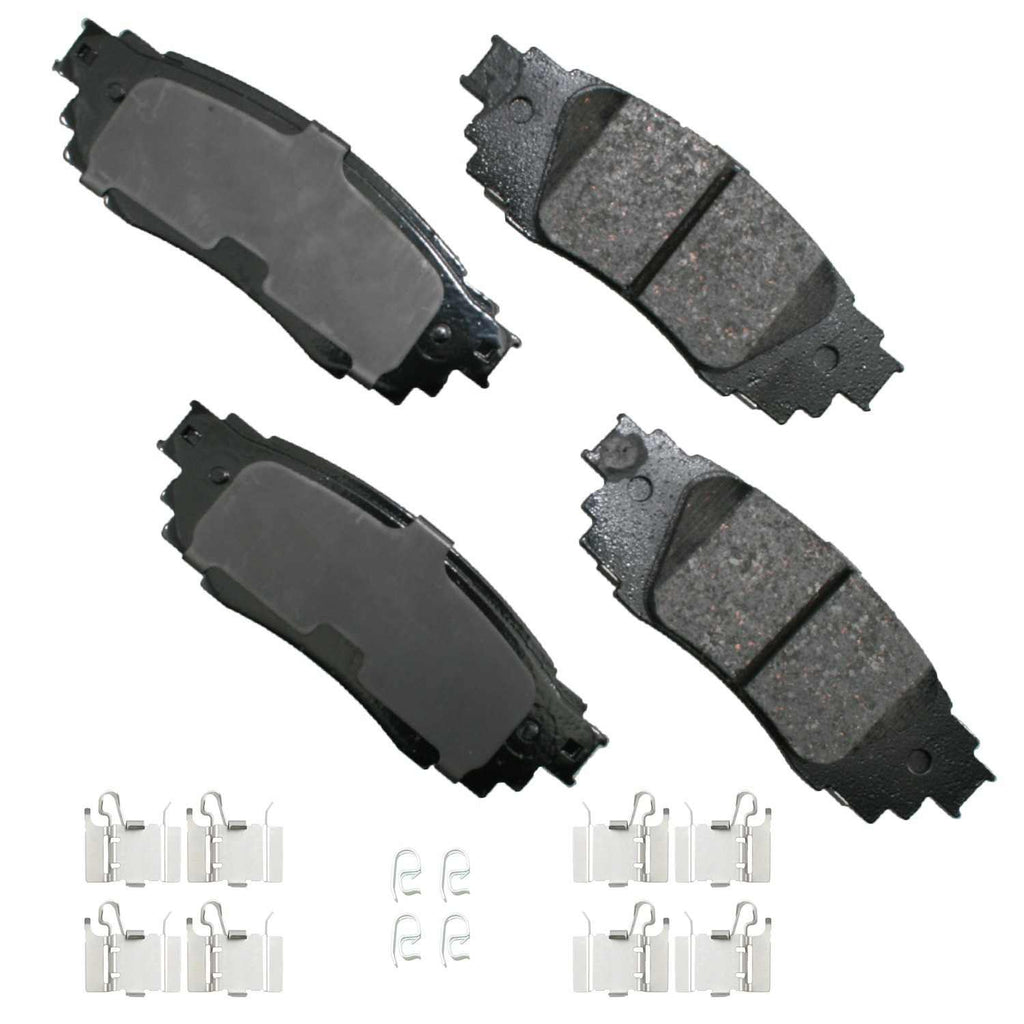 Akebono ProACT Ultra Premium Ceramic Disc Brake Pad Kit - Akebono ACT1879