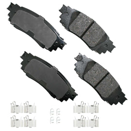 Akebono ProACT Ultra Premium Ceramic Disc Brake Pad Kit - Akebono ACT1879