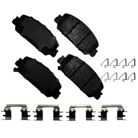 Akebono ProACT Ultra Premium Ceramic Disc Brake Pad Kit - Akebono ACT2036