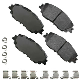 Akebono ProACT Ultra Premium Ceramic Disc Brake Pad Kit - Akebono ACT2076