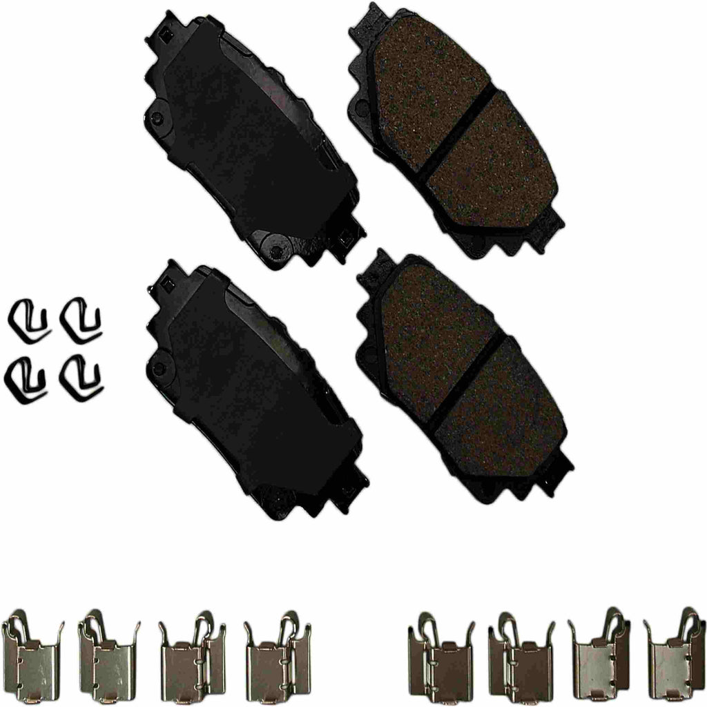 Akebono ProACT Ultra Premium Ceramic Disc Brake Pad Kit - Akebono AK-ACT2305