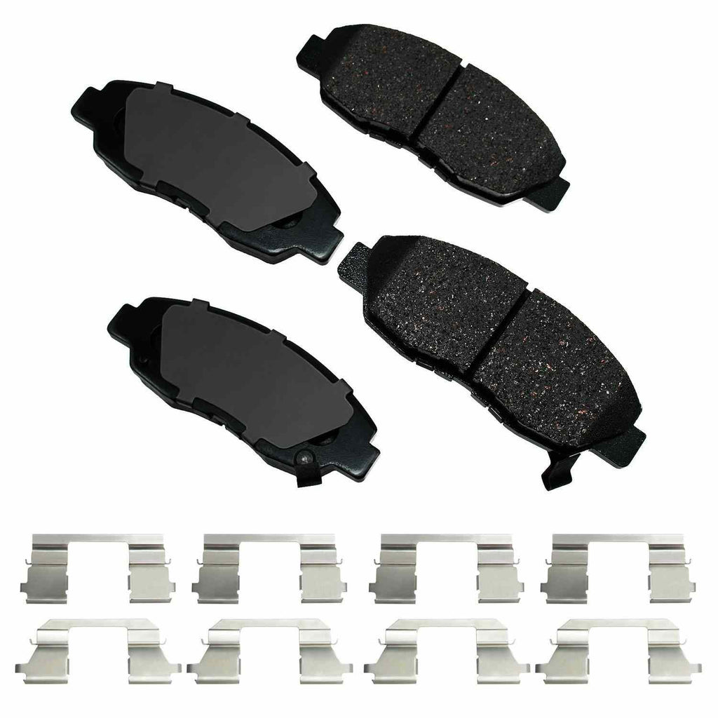 Akebono ProACT Ultra Premium Ceramic Disc Brake Pad Kit - Akebono ACT465D