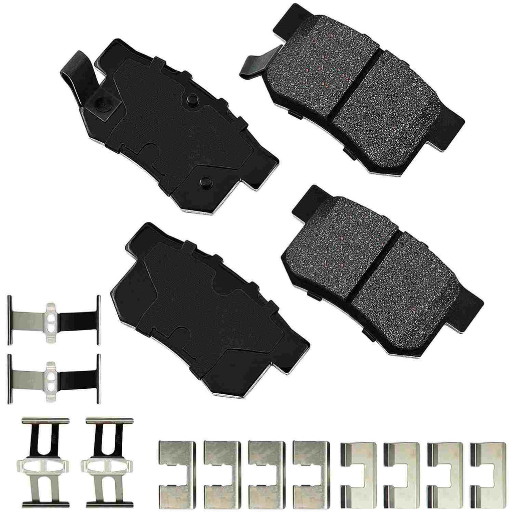 Akebono ProACT Ultra Premium Ceramic Disc Brake Pad Kit - Akebono ACT537A