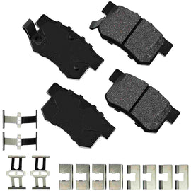 Akebono ProACT Ultra Premium Ceramic Disc Brake Pad Kit - Akebono ACT537A