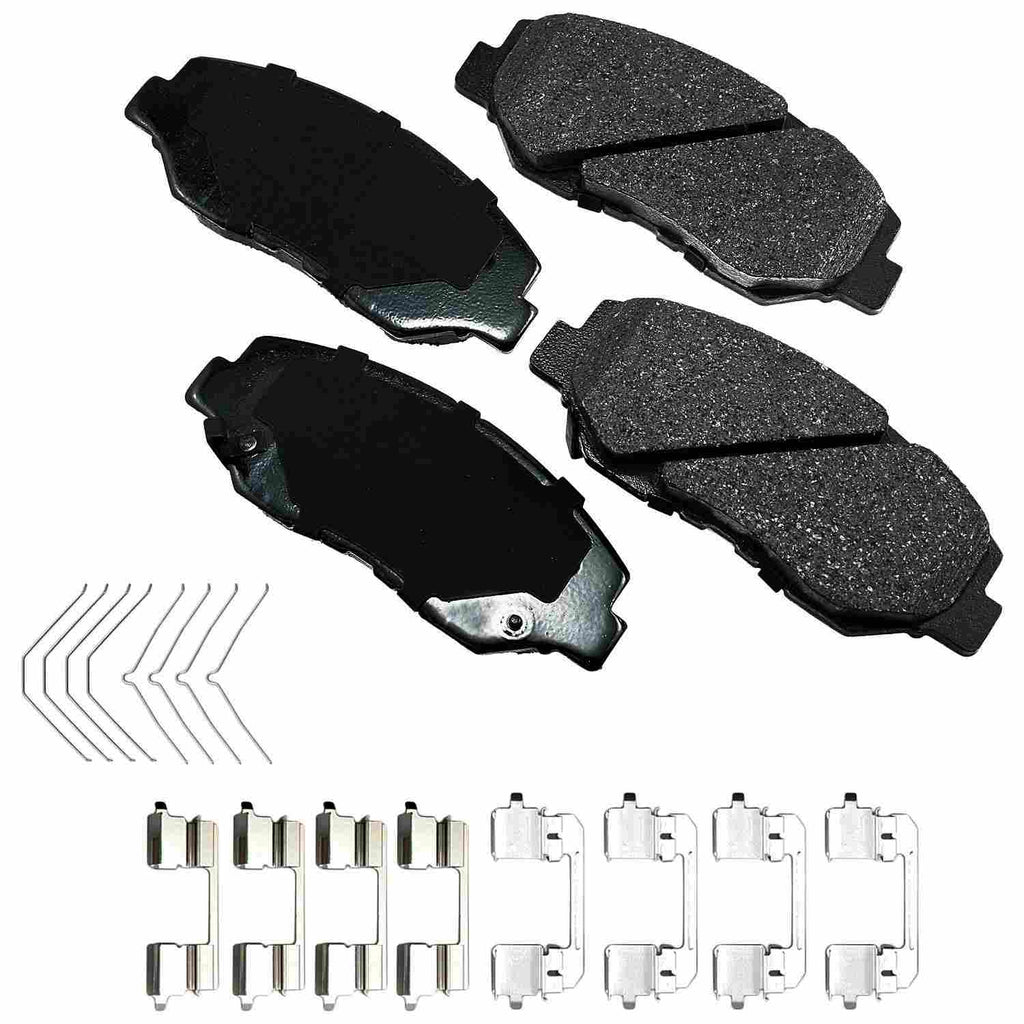 Akebono ProACT Ultra Premium Ceramic Disc Brake Pad Kit - Akebono ACT914A