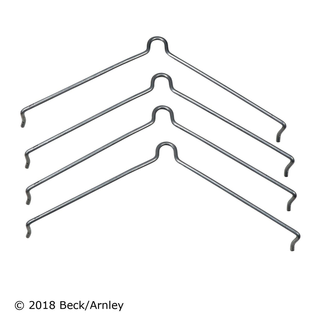 Disc Brake Hardware Kit, Front - Beck Arnley Worldpts 084-1840