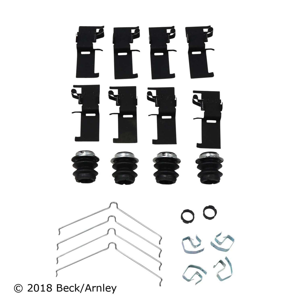 Disc Brake Hardware Kit, Front - Beck Arnley Worldpts 084-1840