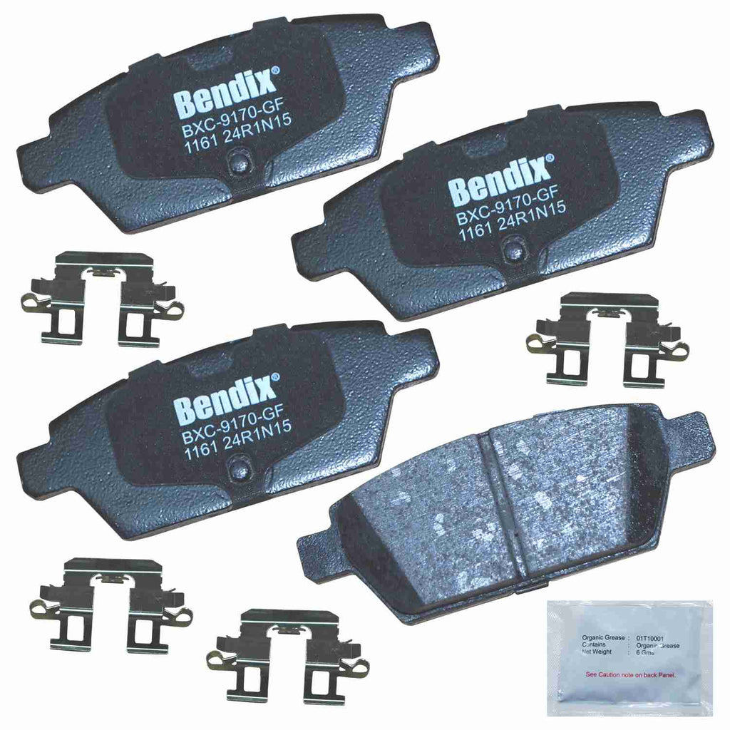 Brake Pad Set, Rear - Bendix Friction CFC1161