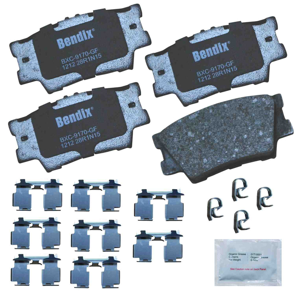 Brake Pad Set, Rear - Bendix Friction CFC1212