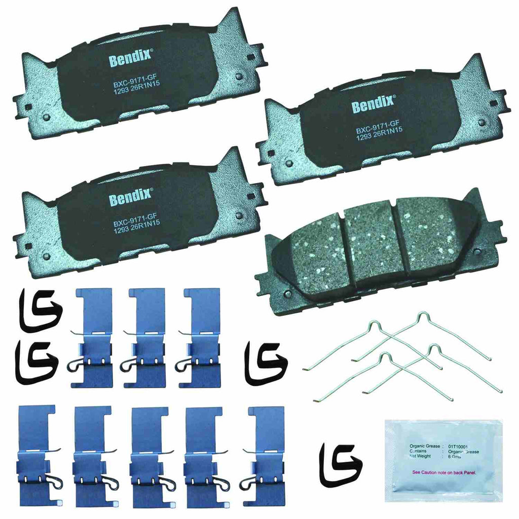 Brake Pad Set, Front - Bendix Friction CFC1293