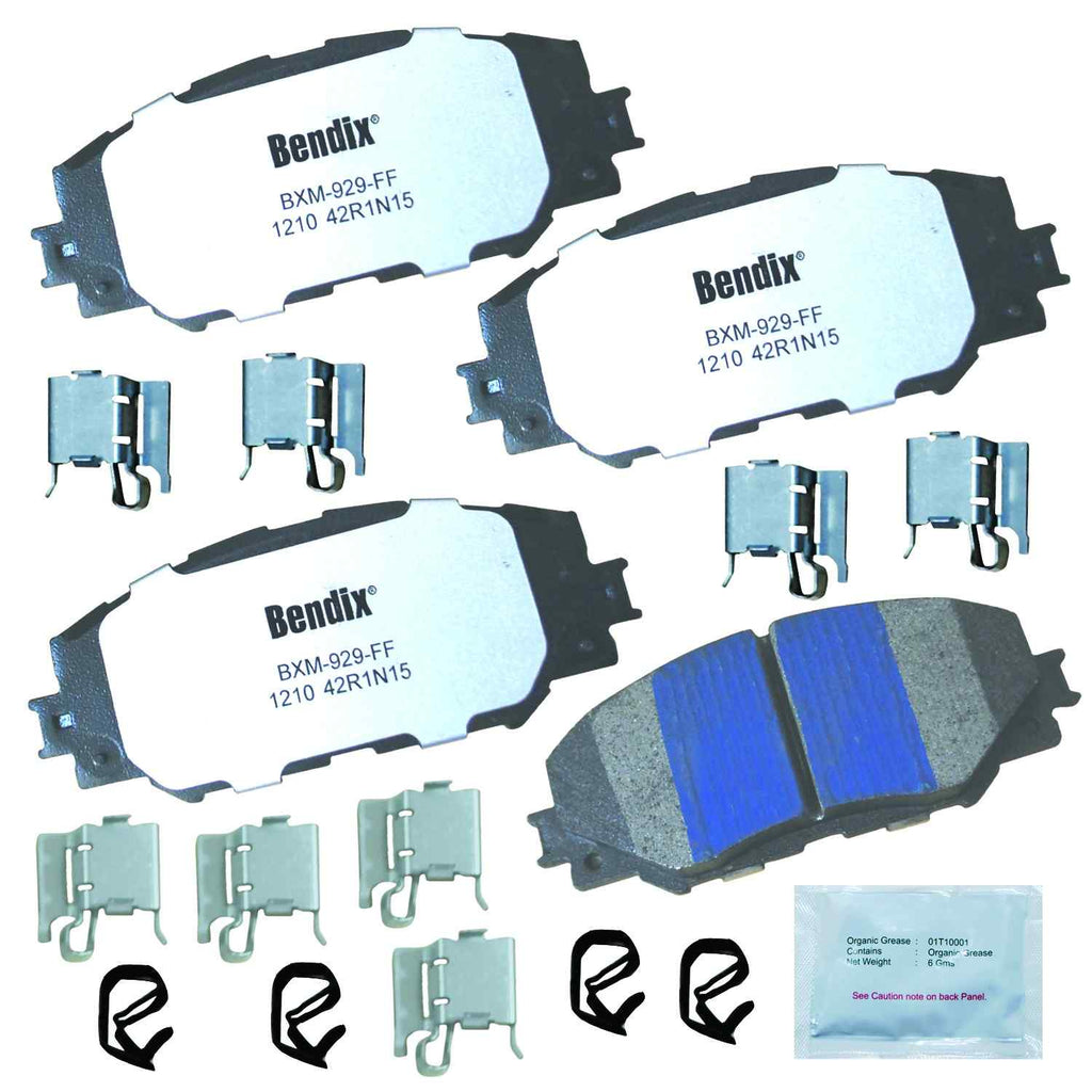 BENDIX Fleet MetLok Brake Pad - Bendix Friction MKD1210FM