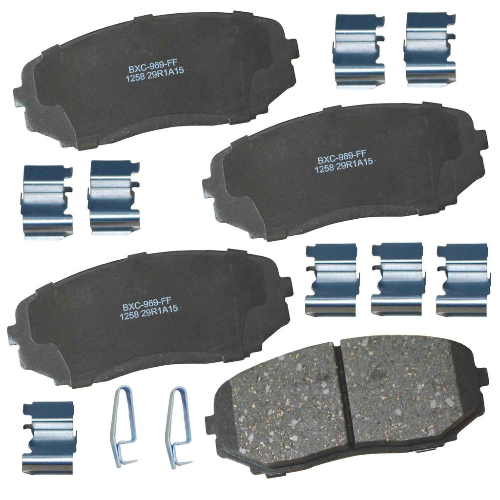 STOP BY BENDIX Disc Brake Pad - Bendix Friction SBC1258