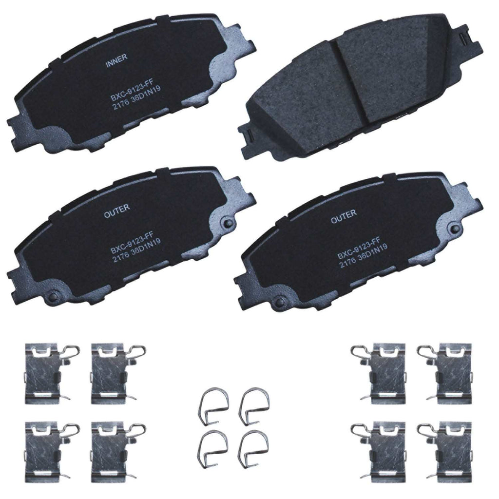 BENDIX PREMIUM Disc Brake Pad - Bendix Friction BF-SBC2176