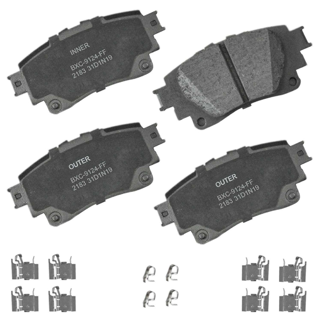 BENDIX PREMIUM Disc Brake Pad - Bendix Friction BF-SBC2183