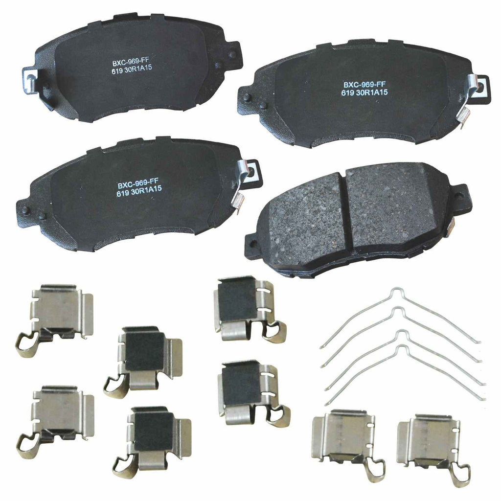 Brake Pad Set, Front - Bendix Friction SBC619
