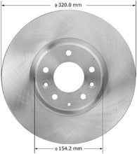 Load image into Gallery viewer, Brake Rotor, Front - Bendix Drum &amp; Rotors PRT5880