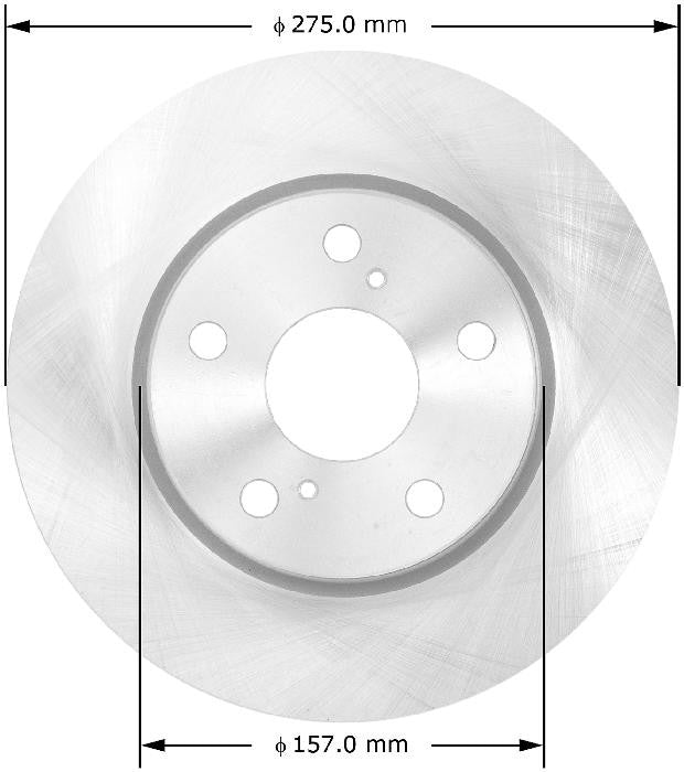 BENDIX Disc Brake Rotor - Bendix Drum & Rotors PRT5886