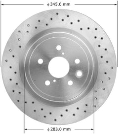 Brake Rotor, Rear - Bendix Drum & Rotors PRT6106