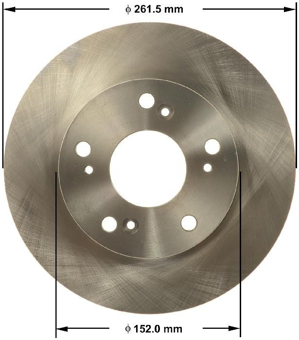 BENDIX Disc Brake Rotor - Bendix Drum & Rotors PRT6145