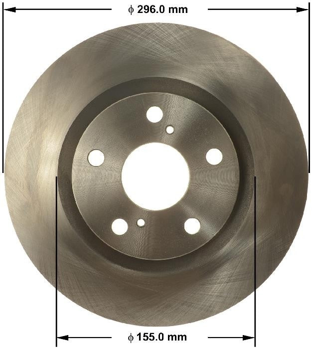 BENDIX Disc Brake Rotor - Bendix Drum & Rotors PRT6155