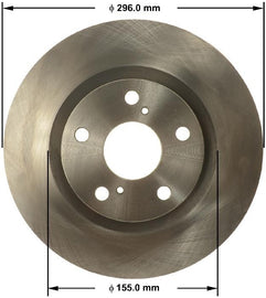 BENDIX Disc Brake Rotor - Bendix Drum & Rotors PRT6155
